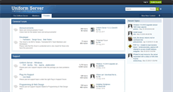 Desktop Screenshot of forum.uniformserver.com